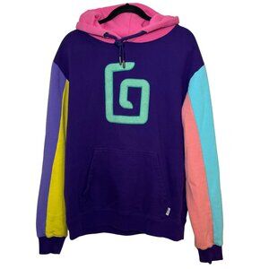 Karl Jacobs Minecraft Enchantment 2021 Limited Original Colorblock Hoodie Medium